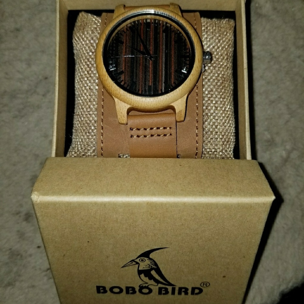 Bobo bird wood watch